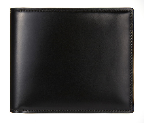 cordovan middle wallet black 