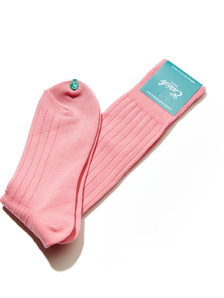 Bamboo Socks - Pink RibEnrich(인리치)