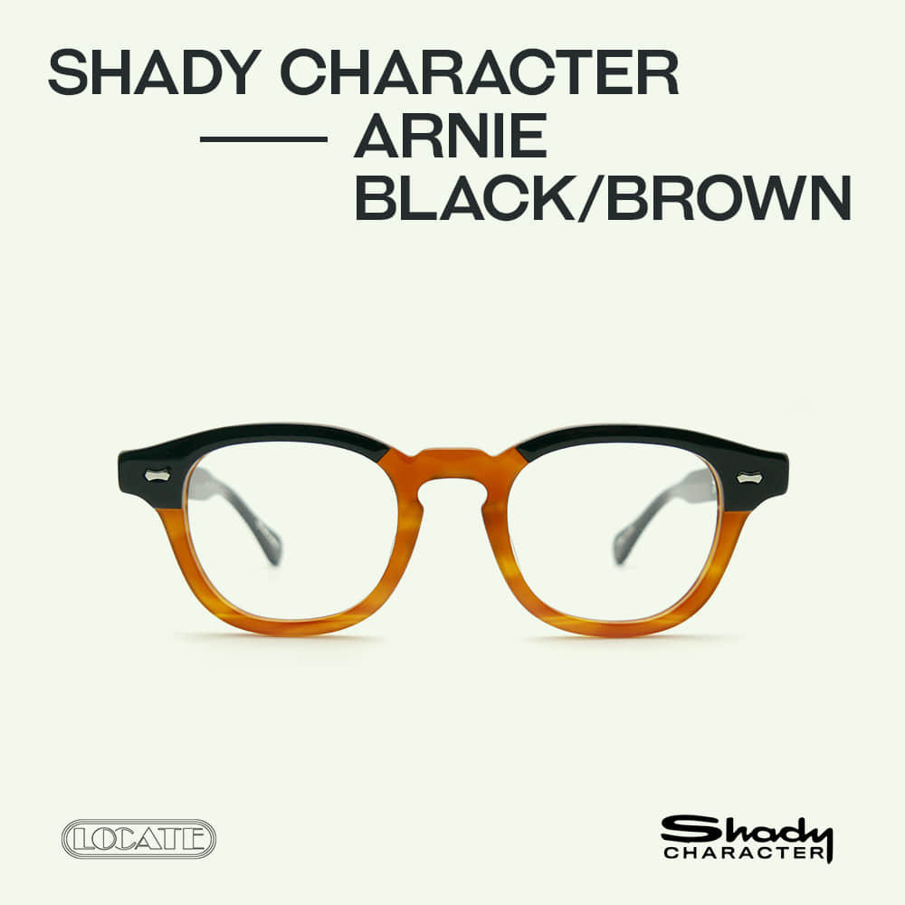 ARNIE 46 (BLACK/BROWN)Shady Character(쉐이디 캐릭터)