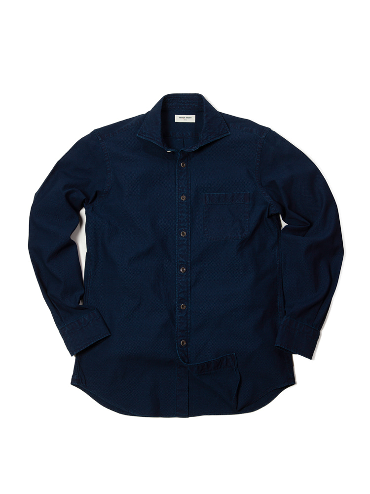 Royal Vintage Denim Shirt_RB (Royal Blue)PRODE SHIRT(프로드셔츠)