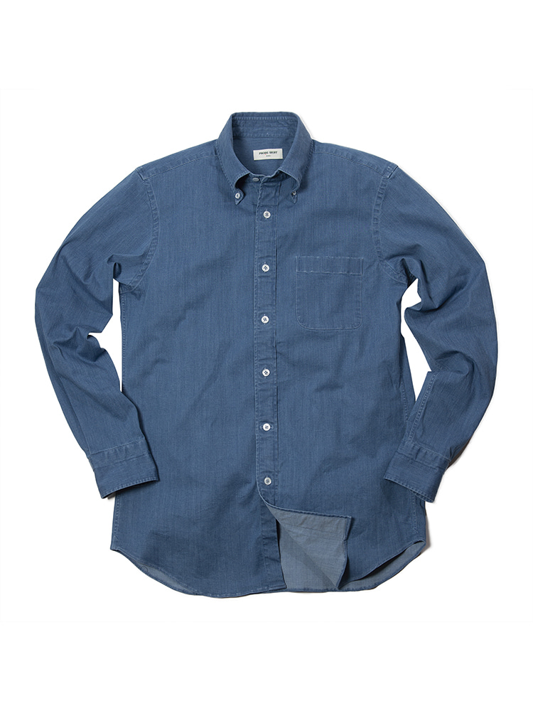 Florida Stretch Denim Button Down Collar Shirt (L/BLUE)PRODE SHIRT(프로드셔츠)