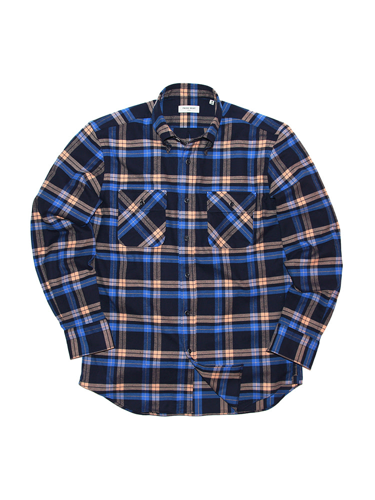 Cross-over Flannel Check Shirt NY PRODE SHIRT(프로드셔츠)
