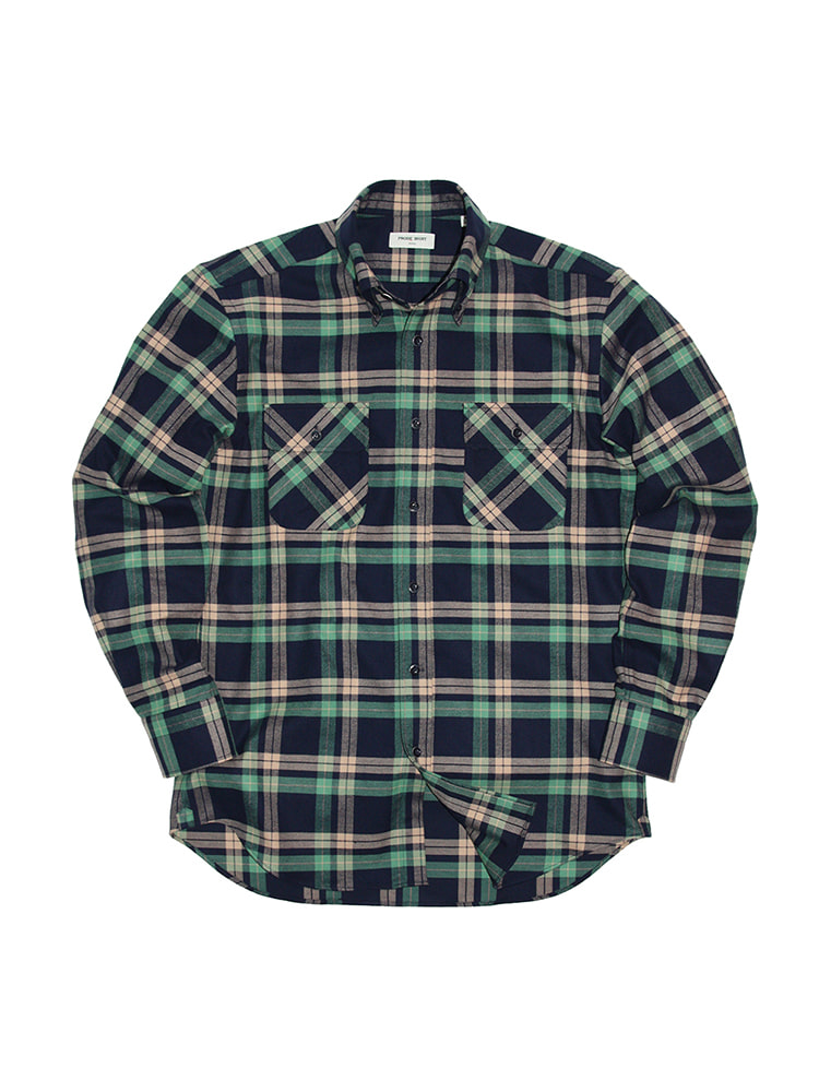 Cross-over Flannel Check Shirt GR PRODE SHIRT(프로드셔츠)