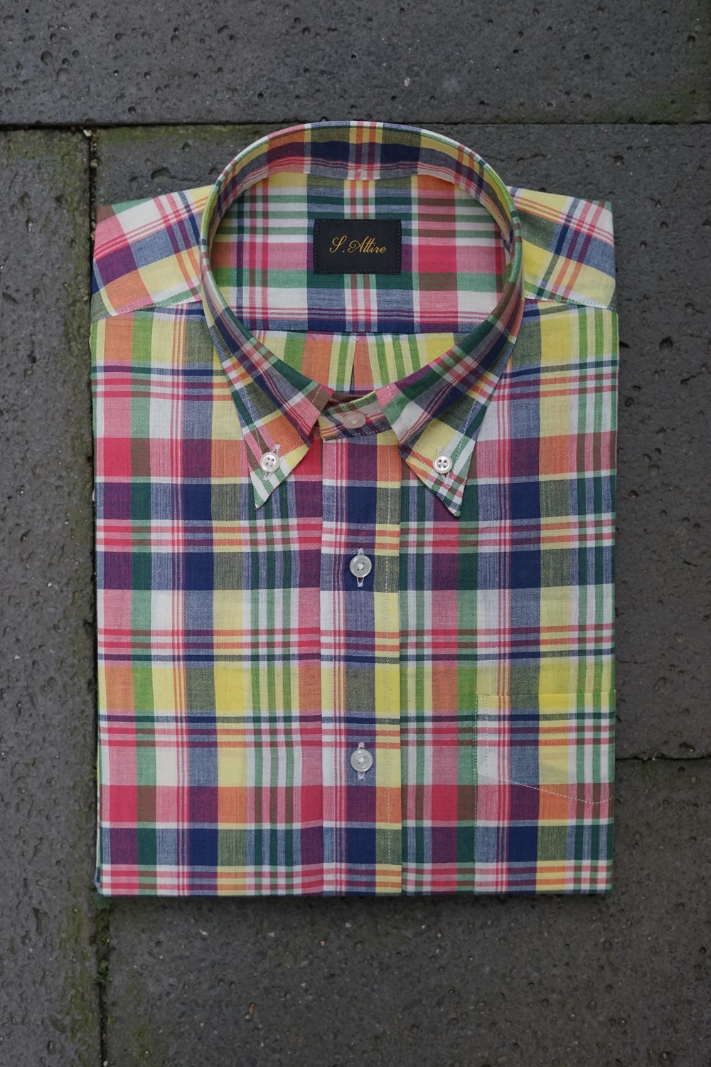 [S23]Original Madras Shirt Multi checkSavile-attire(새빌어타이어)