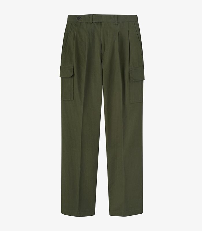 HBT cargo pants ( PN_01 ) _ &quot; Olive color &quot;MEVERICK(메버릭)