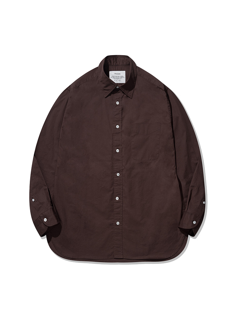 [Relax] S-980 USA Poplin Shirt (Brown)PRODE SHIRT(프로드셔츠)