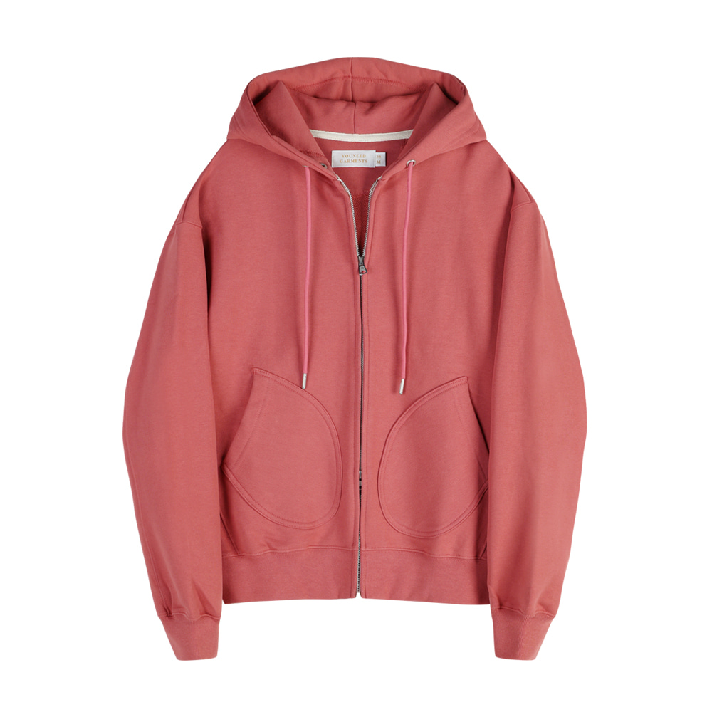 ORGN HOODED SWEAT PARKA (PINK)YOUNEEDGARMENTS(유니드가먼츠)