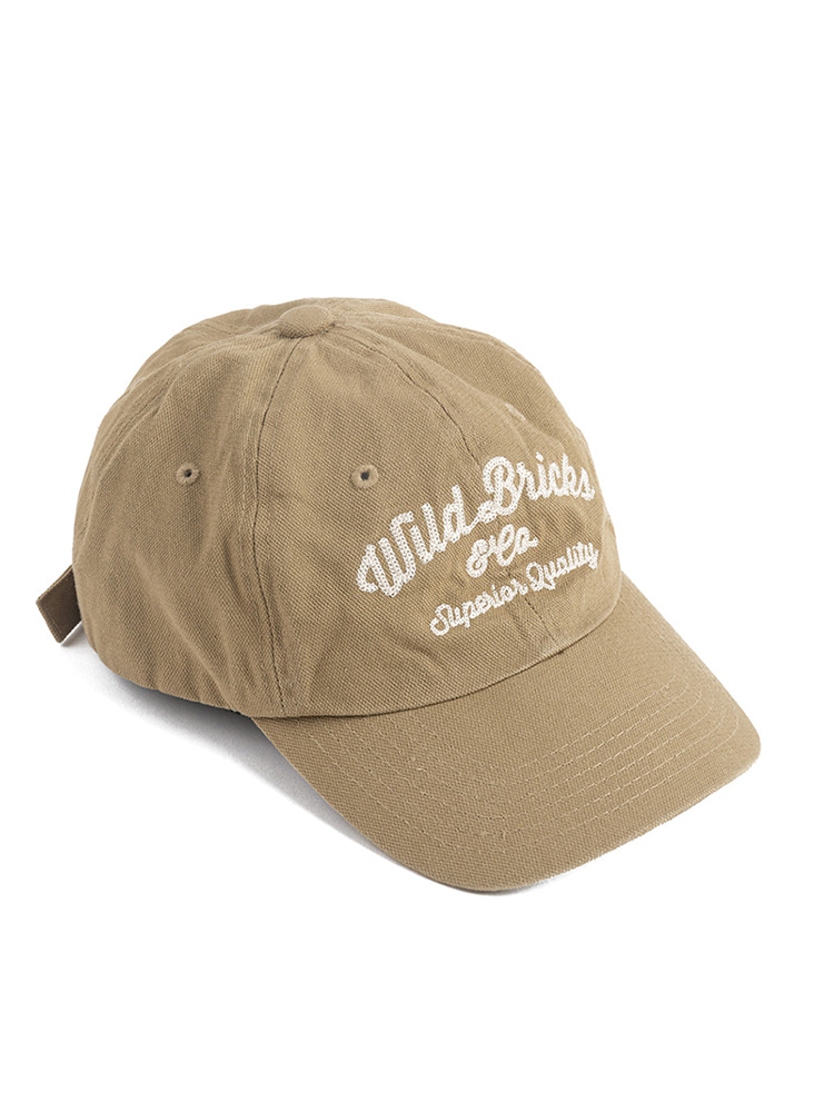 CT CHAIN STITCH LOGO CAP (beige)Wild Bricks(와일드브릭스)
