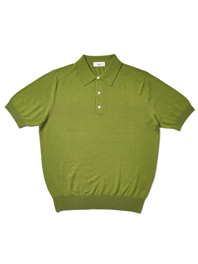 [23s/s] Short Sleeve Basic Polo Knit GreenVERNO(베르노)