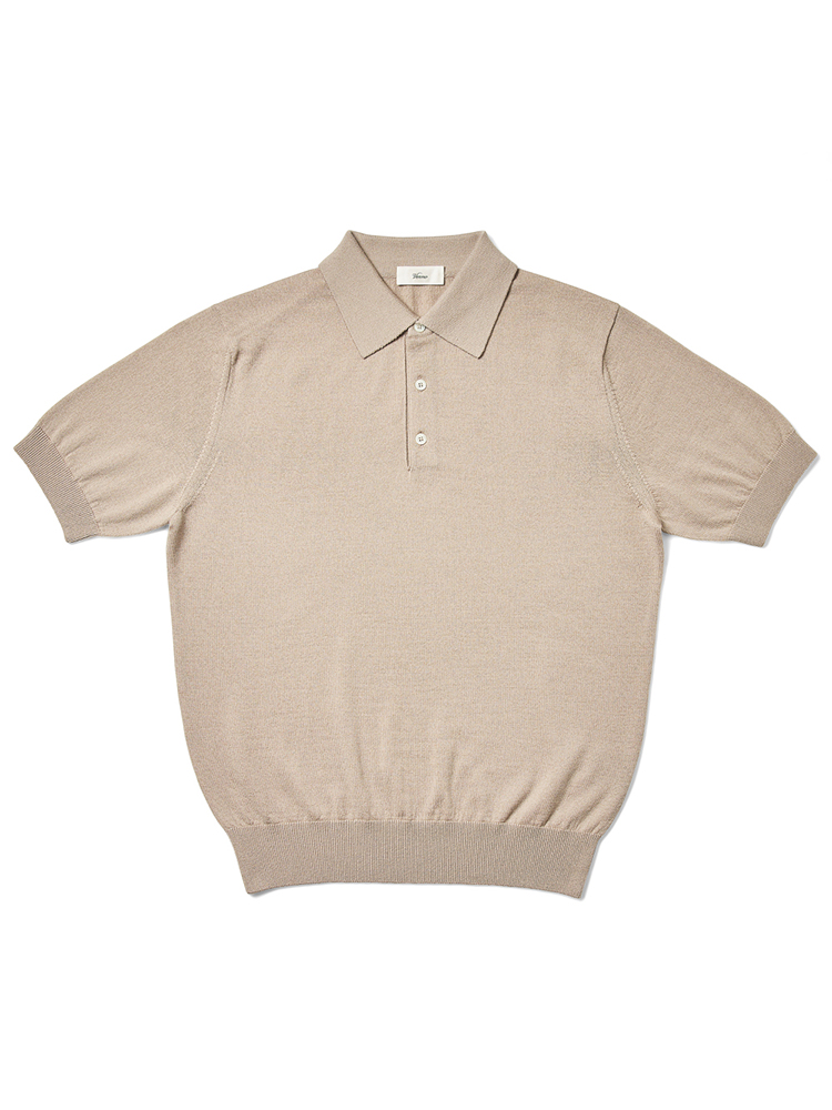 [23s/s] Short Sleeve Basic Polo Knit BeigeVERNO(베르노)