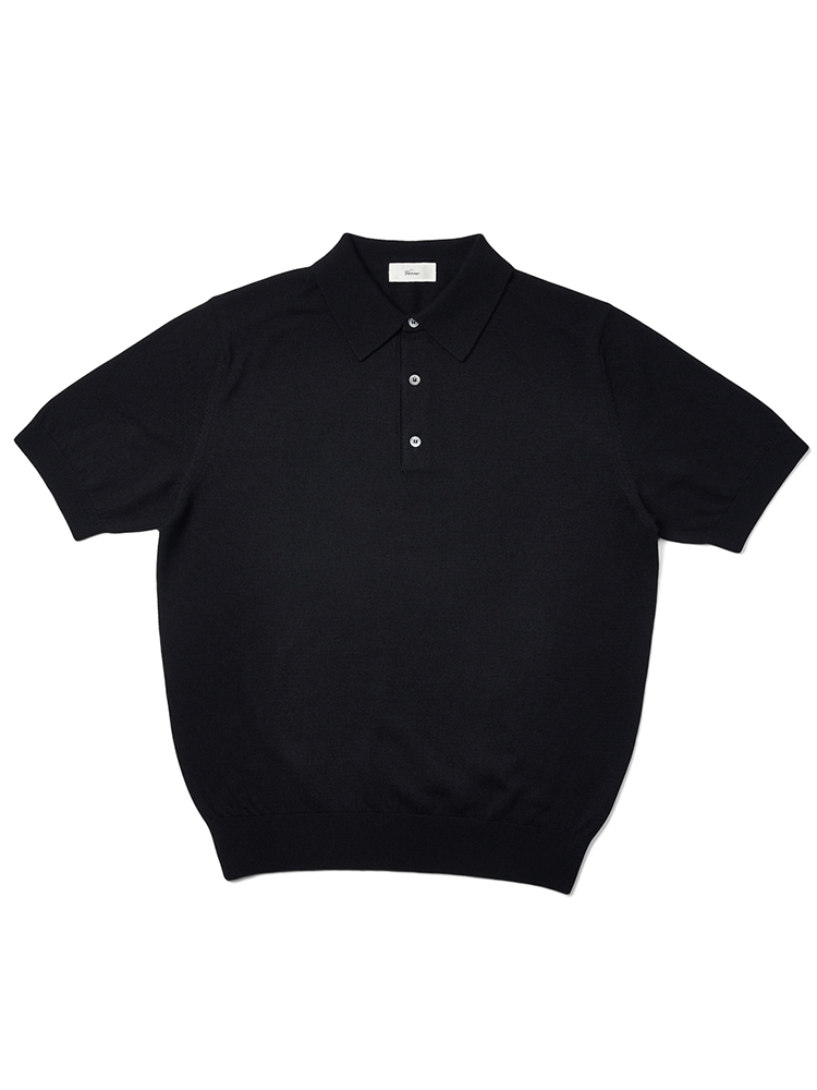 [23s/s] Short Sleeve Basic Polo Knit BlackVERNO(베르노)