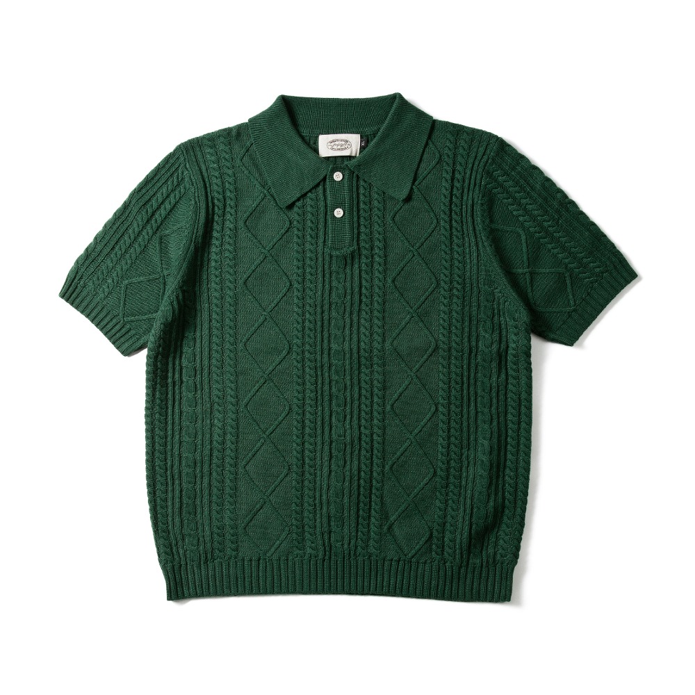 Fishermen Summer Button Collar Knitwear GreenAMFEAST(암피스트)