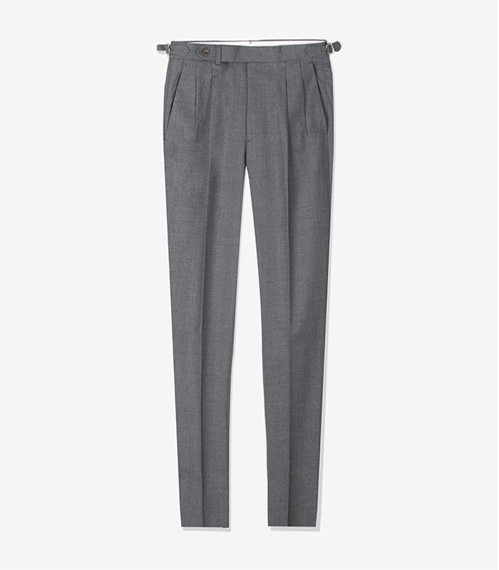 2P Beltless Wool trousers _ &quot; Grey &quot;MEVERICK(메버릭)