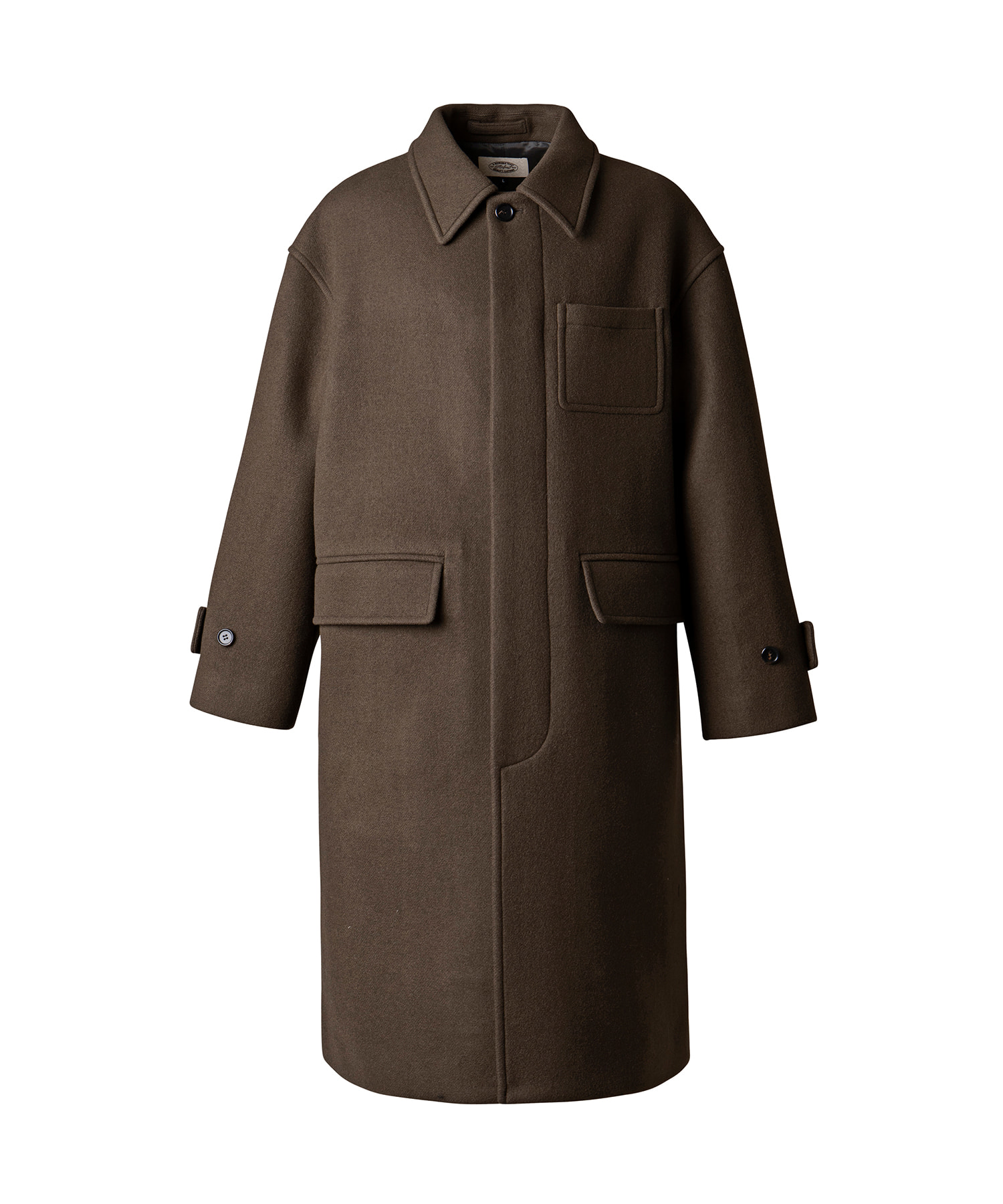 WORKERS SOUTIEN COLLAR COAT OLIVEAMFEAST(암피스트)