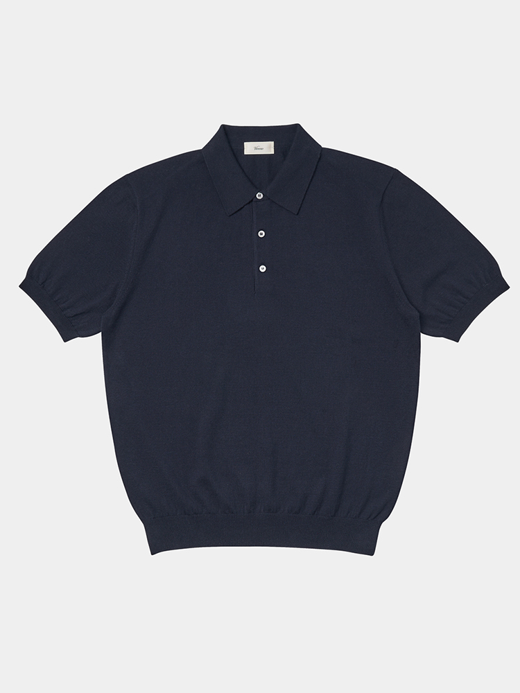 [24SS] Essential Polo Knit NavyVERNO(베르노)