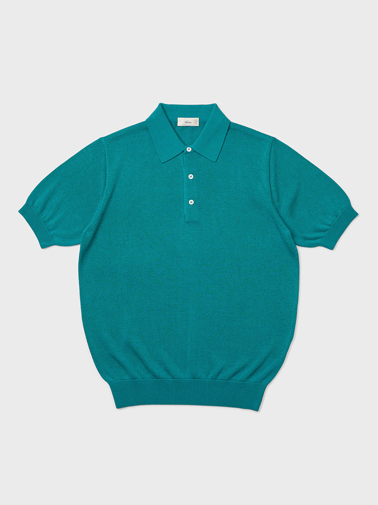 24SS Linen-like Polo Knit EmeraldVERNO(베르노)