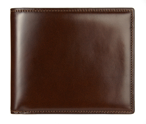cordovan middle wallet brown