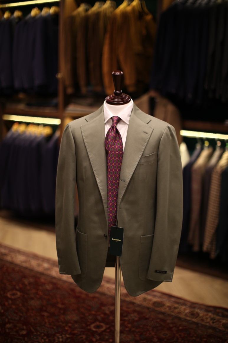 LMJ-05 Cotton Olive  SUITLamarche Napoli made by RingJacket (라마르쉐나폴리by링자켓)