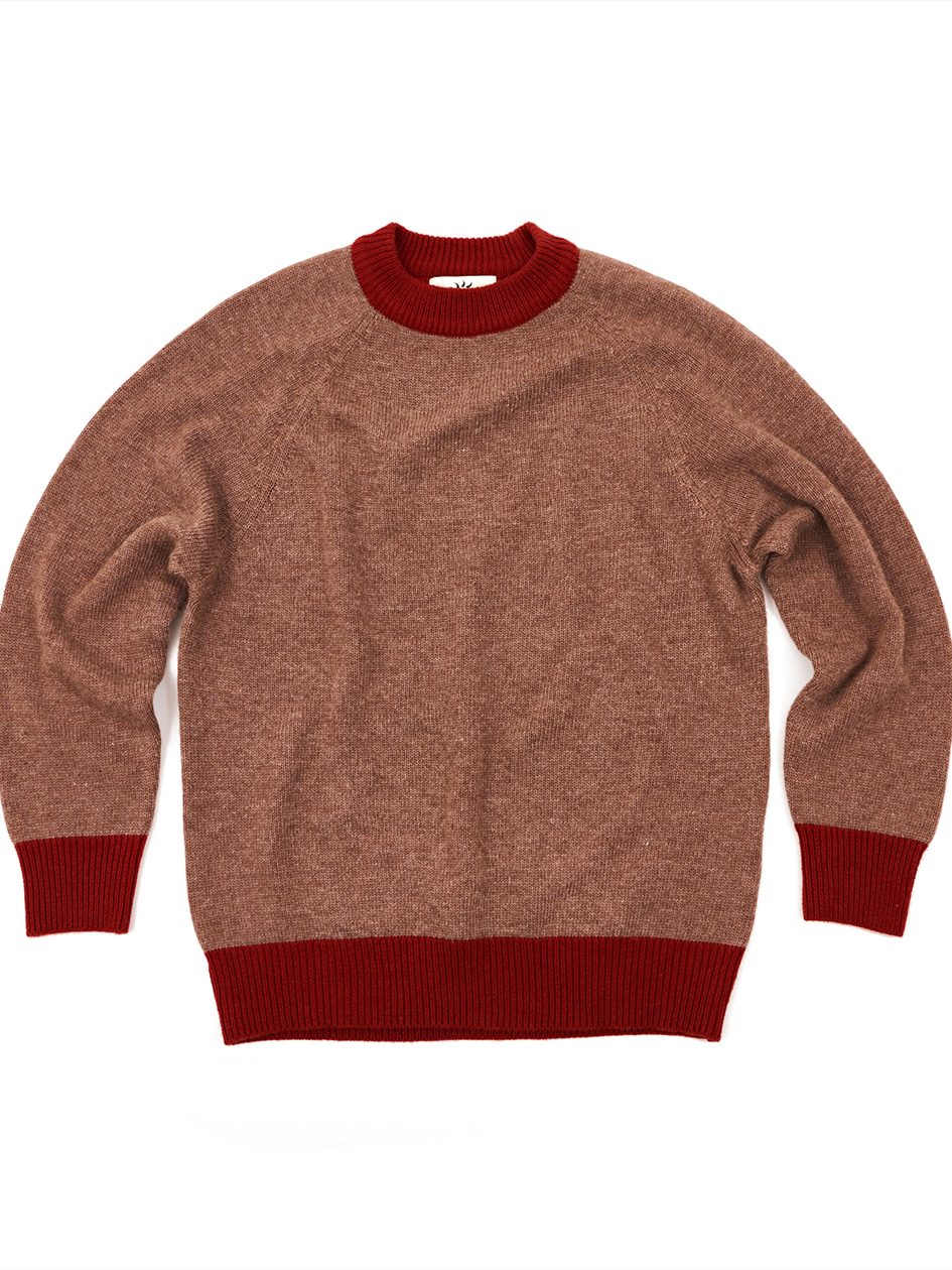 semi mockneck knit REDROOPRETELCHAM(루프리텔캄)