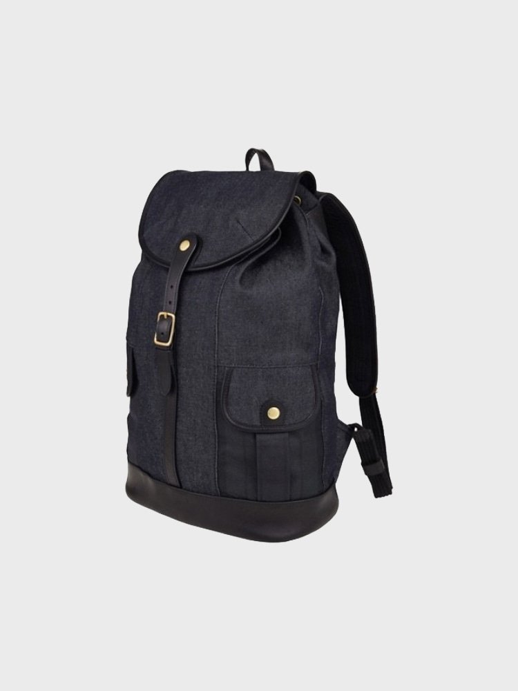 Backpack &#039;Denim - British Millerain Pocket&#039;BRASS BOATS(브라스보트)