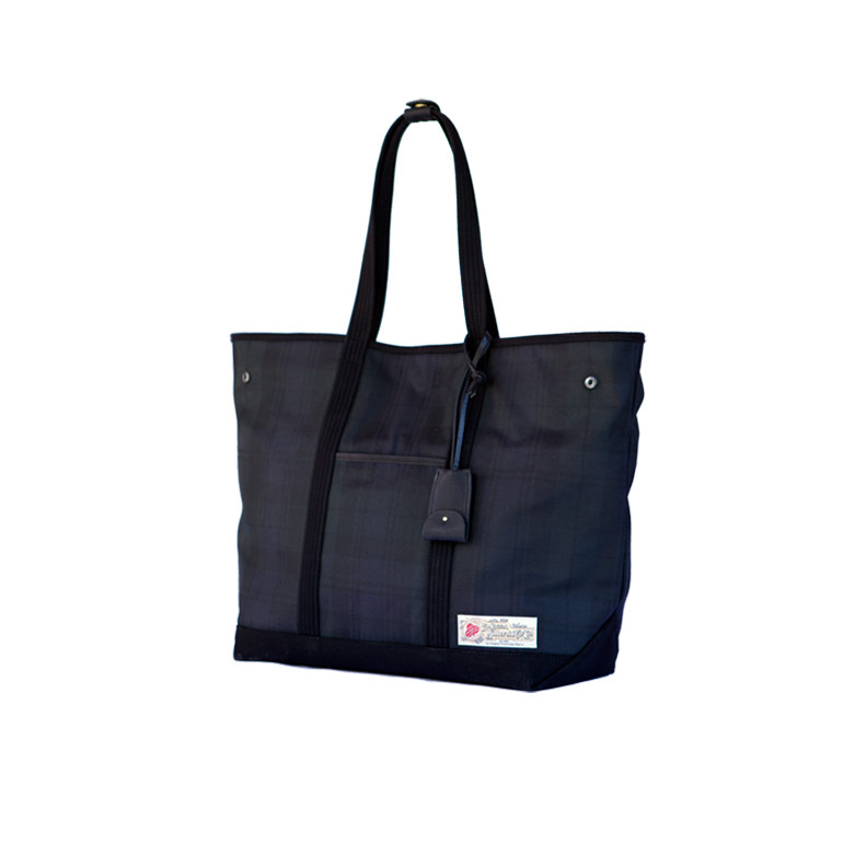 Wax Shoulder Bag &#039;Blackwatch - British Millerain&#039;BRASS BOATS(브라스보트)