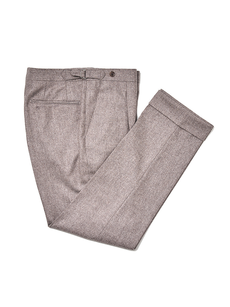 (Limited) Canonico Flannel pants - Dark BeigeESTADO(에스타도)