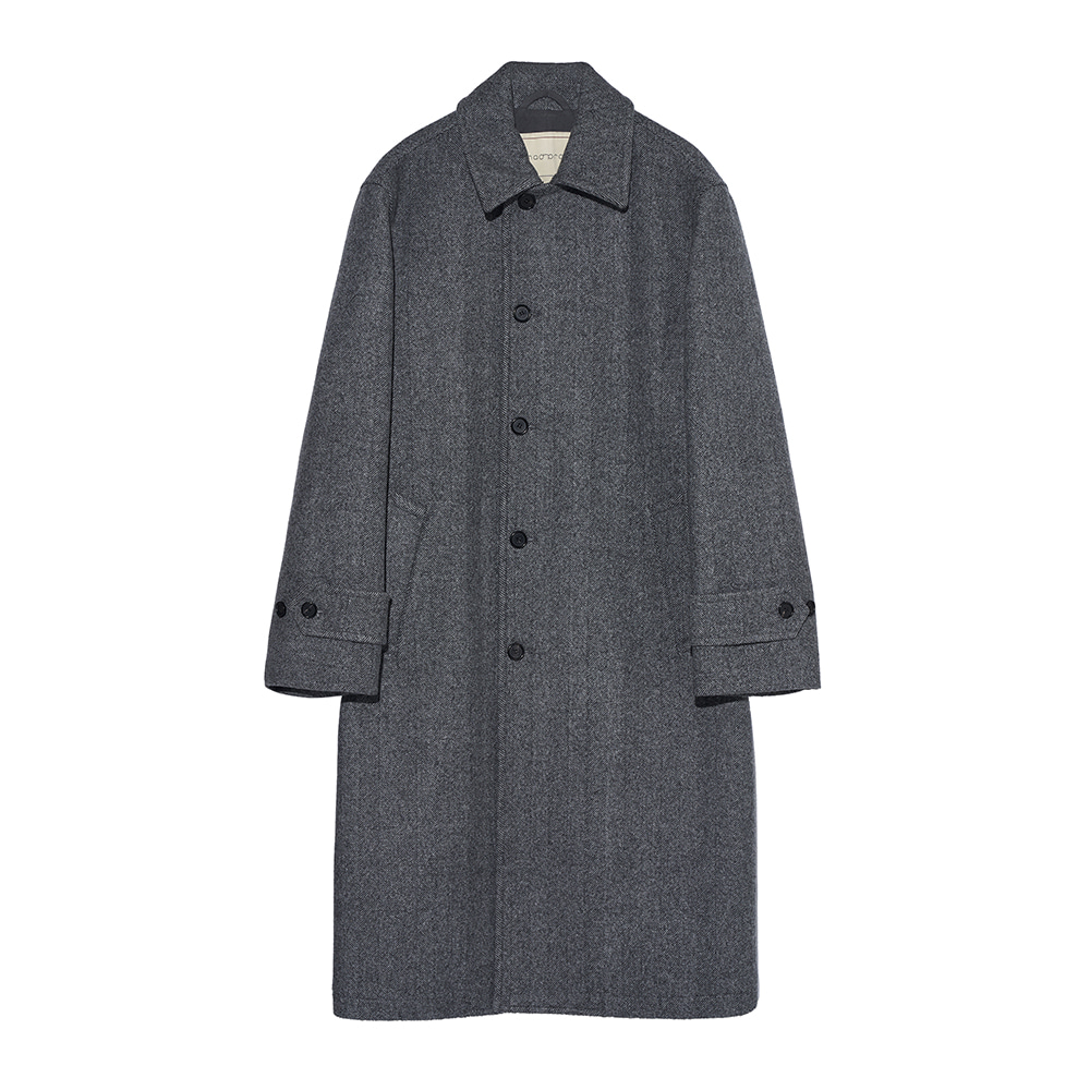 Heavy wool Single coat - GrayCHAD PROM(채드프롬)