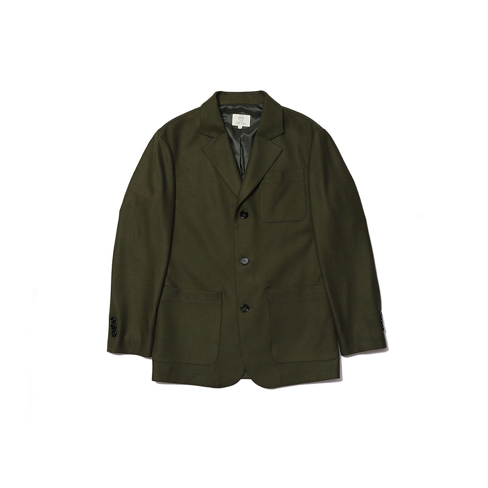 3 BUTTON SINGLE BREASTED JACKET (Khaki)Fill Chic(필시크)