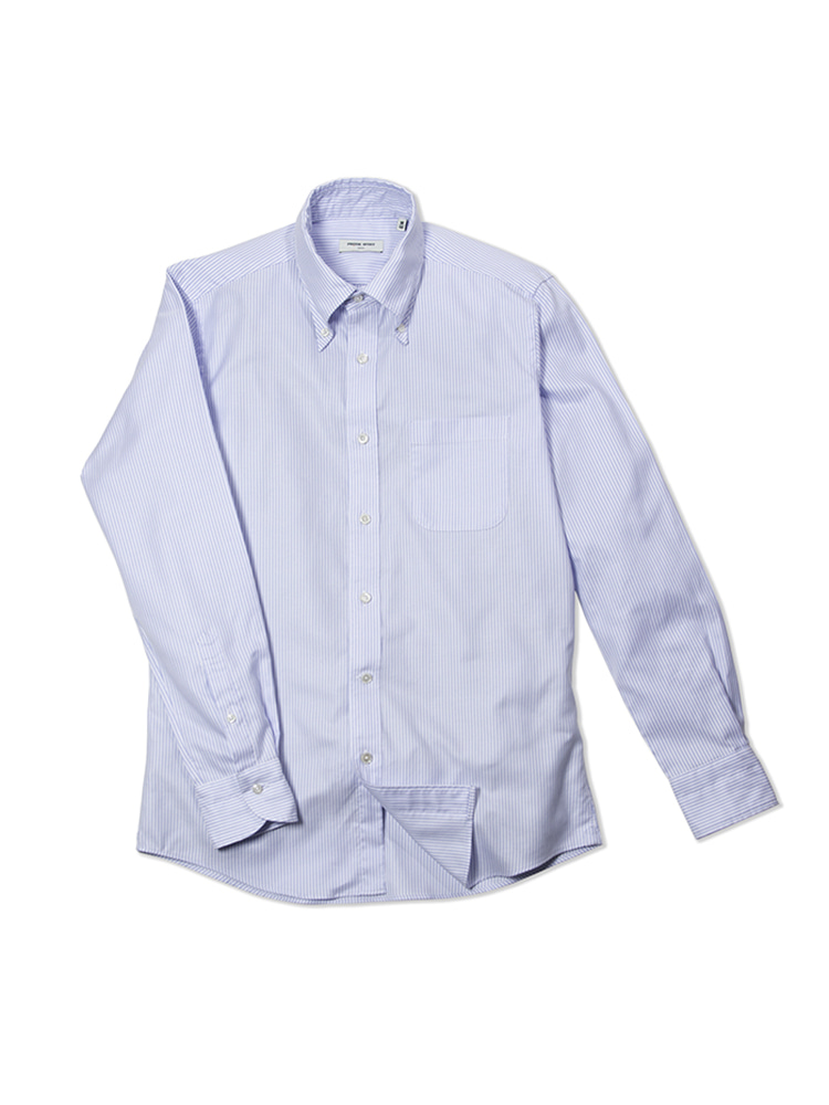 S-300 Oxford Stripe Shirt (BU)PRODE SHIRT(프로드셔츠)