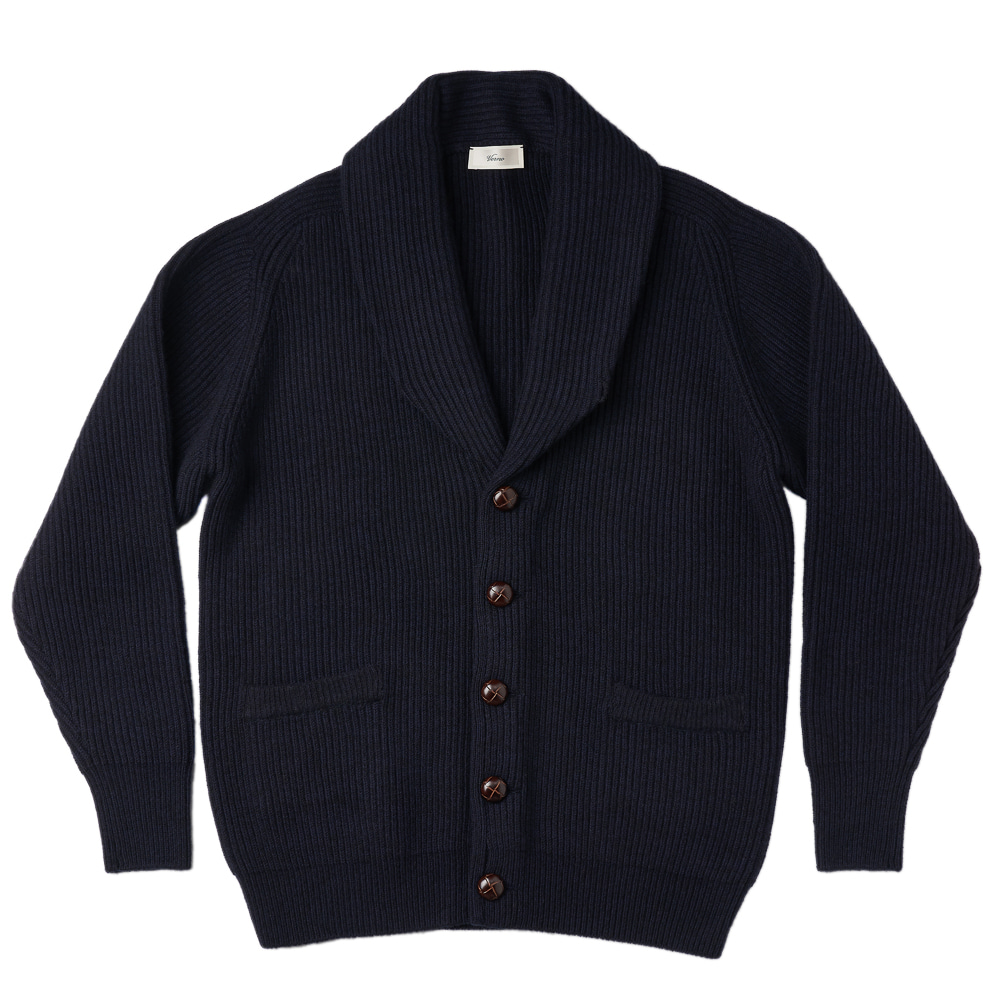 5g Shawl Collar Cardigan-knit NavyVERNO(베르노)