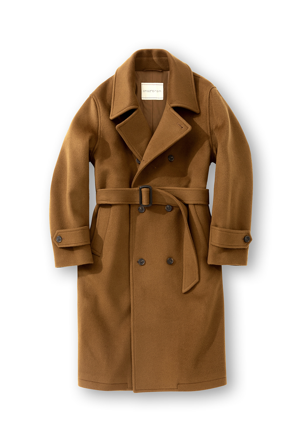 Heavy Wool Double belted coat - Camel CHADPROM(채드프롬)