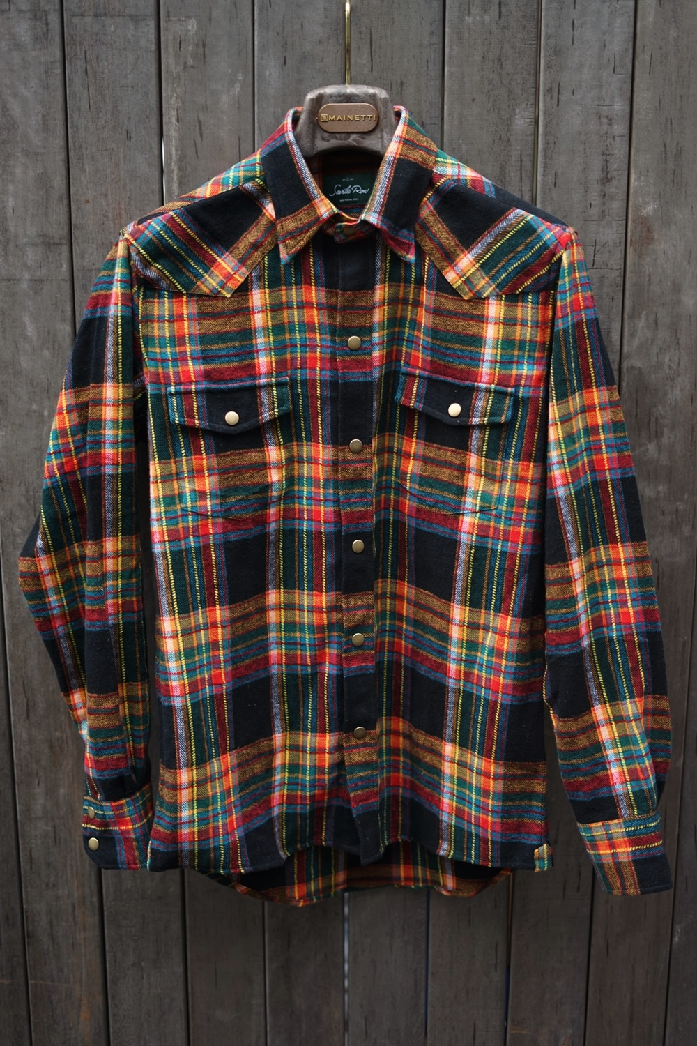 [S02]Western Vintage Flannel shirtSavile Row(새빌로우)