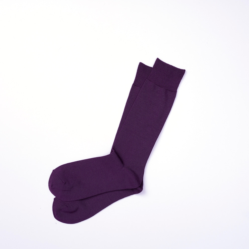 Bamboo Crew Socks - Purple SolidENRICH(인리치)
