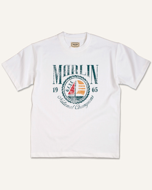 Marlin Y.C T-shirt(Off White)GRAN CREW(그랑크루)