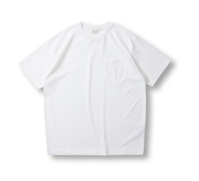 Cool Cotton Wineglass Pocket T - Shirts - IvoryCHAD PROM(채드프롬)