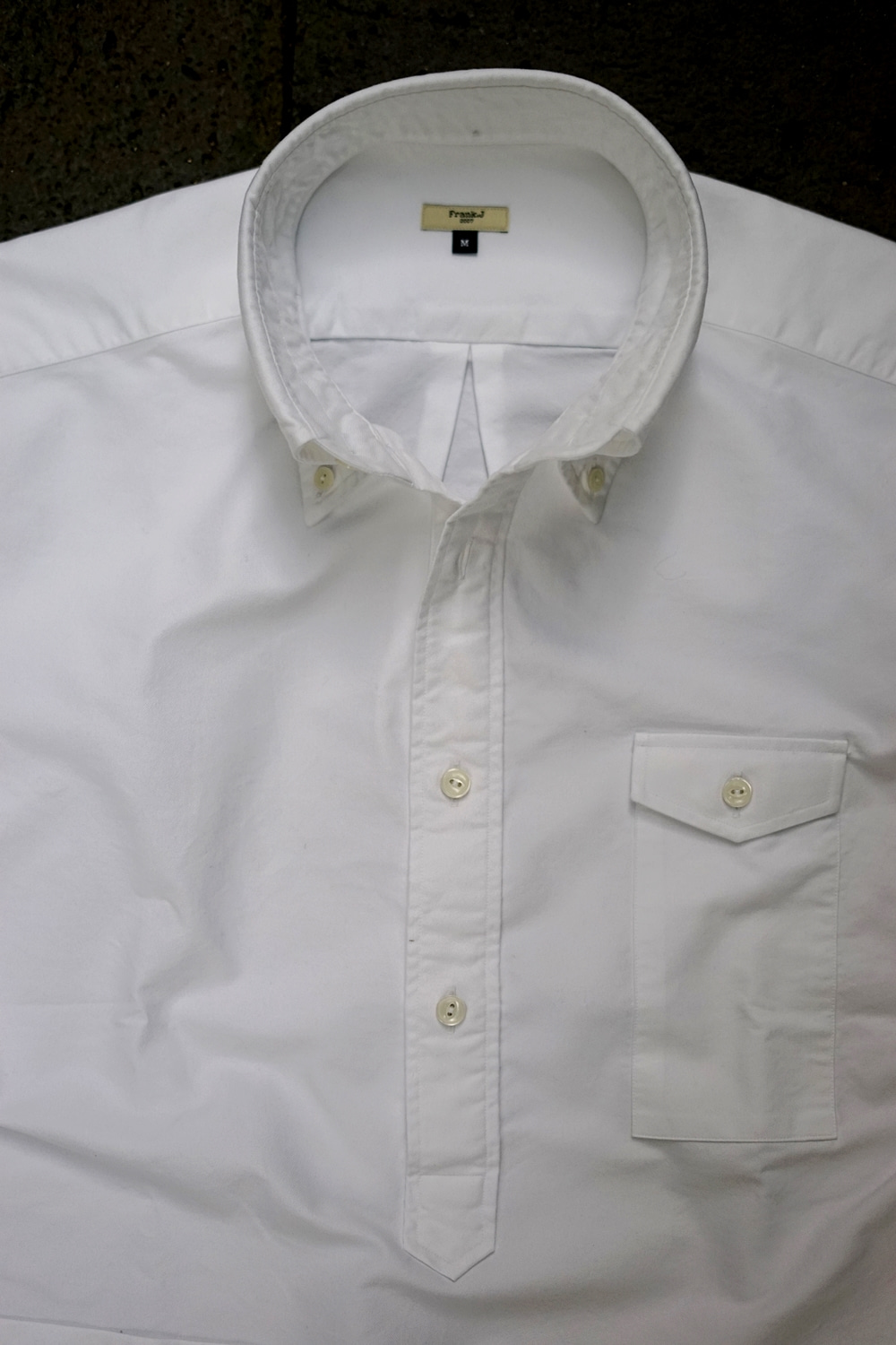 Multi Pocket Oxford Shirt (WH)Frank J(프랭크제이)