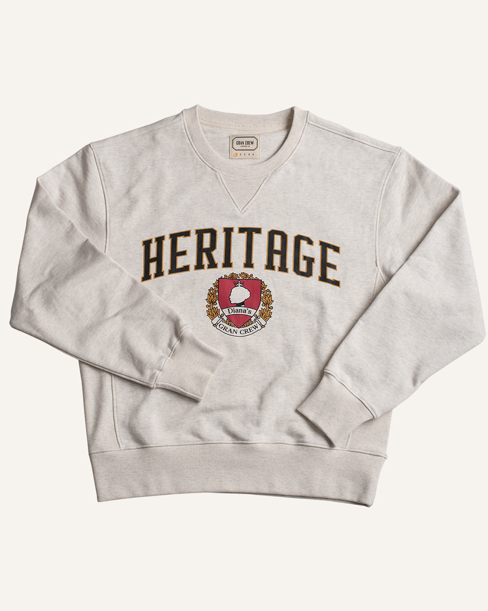 Diana&#039;s Heritage Sweatshirt(Dove)GRAN CREW(그랑크루)