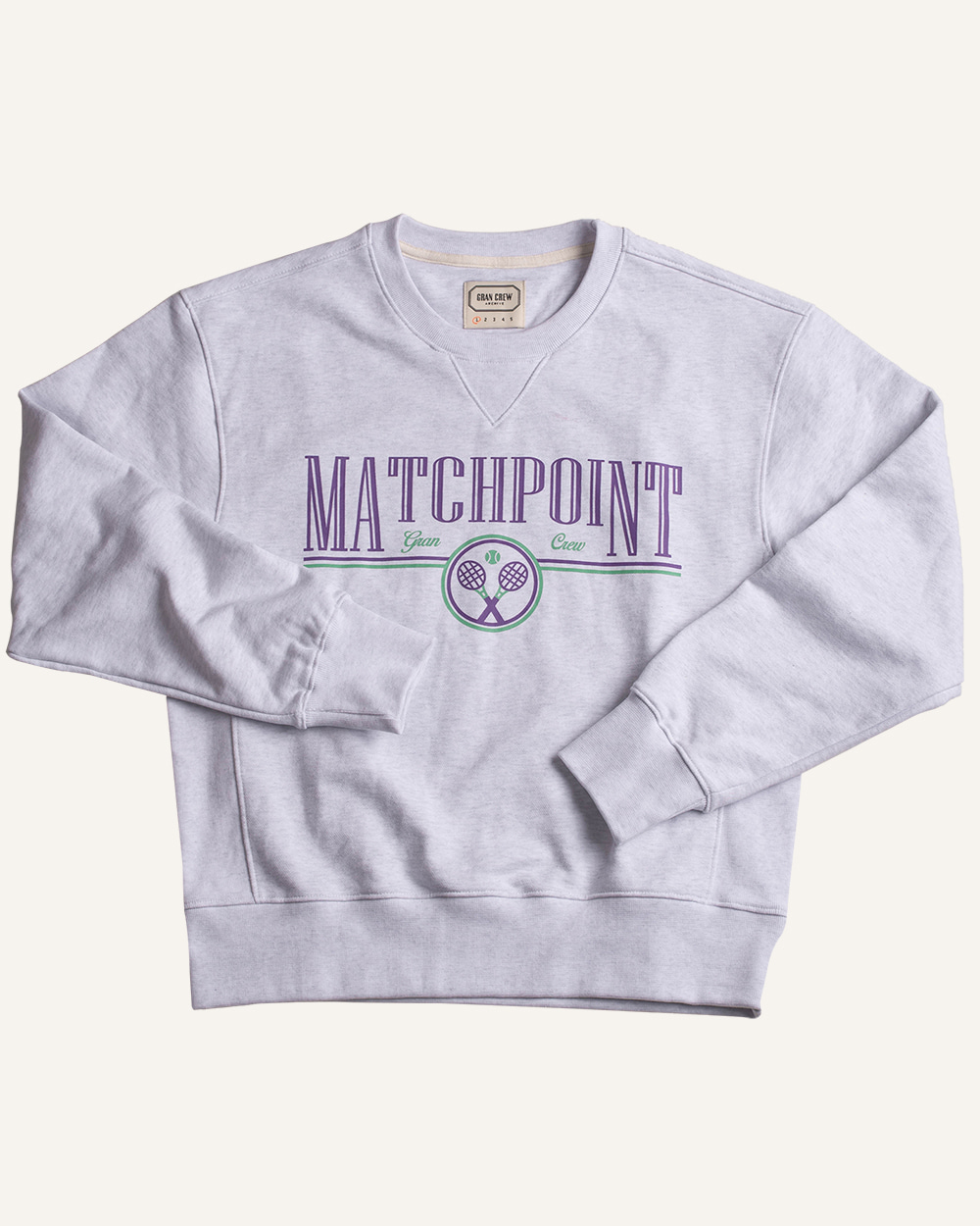 Match Point Sweatshirt(Silver Grey)GRAN CREW(그랑크루)