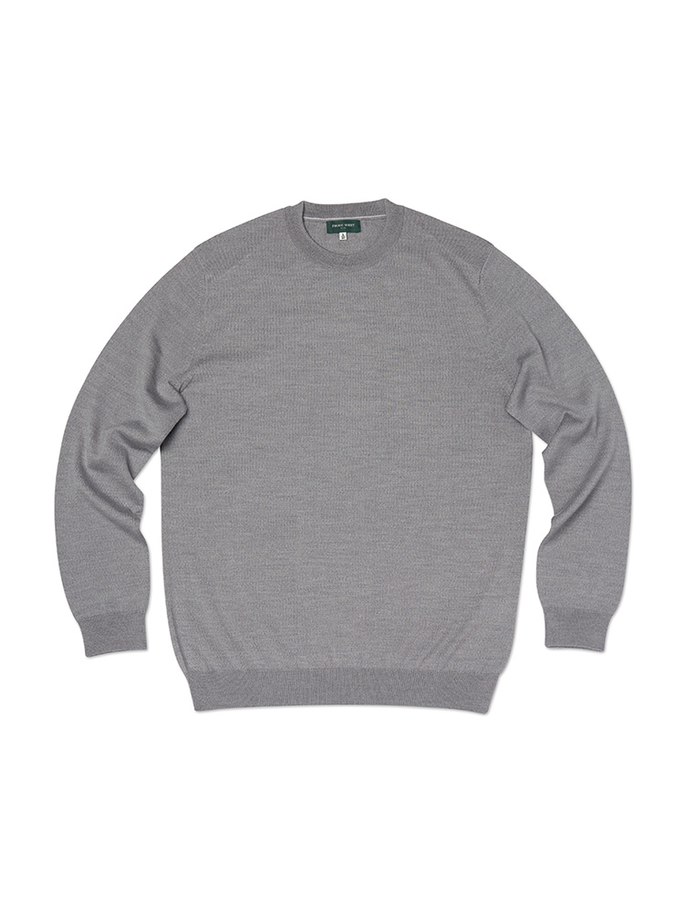 Premium daily crewneck knit (Gray)PRODE SHIRT(프로드셔츠)