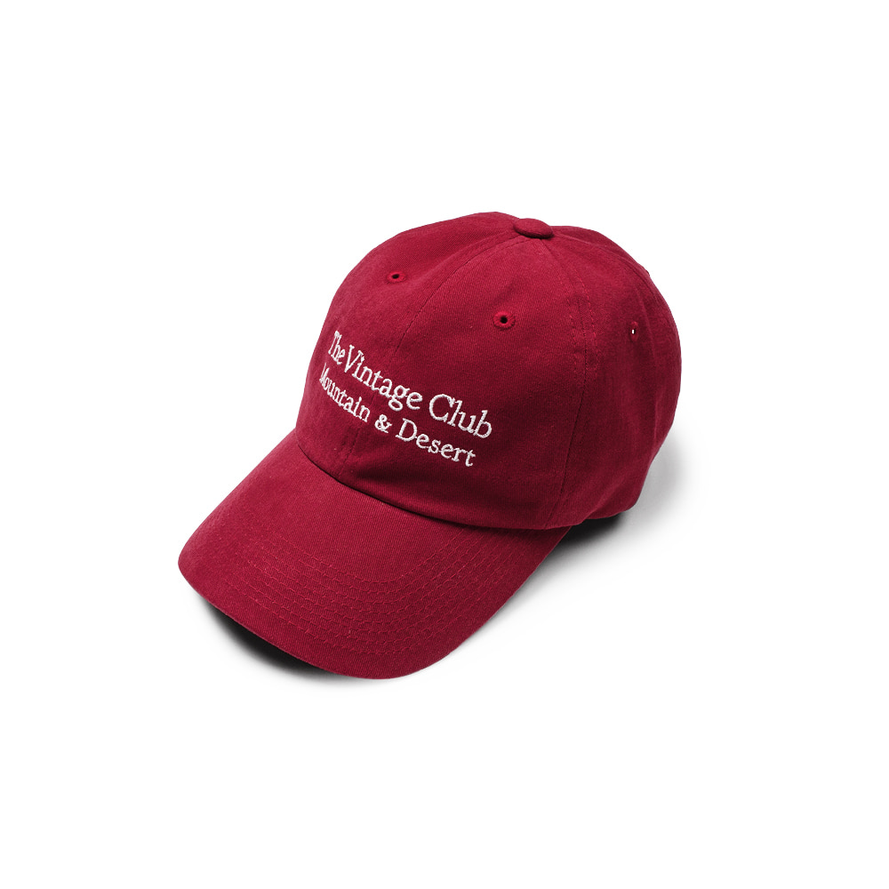 THE VINTAGE CLUB CAP [RED]THE RESQ(더레스큐)