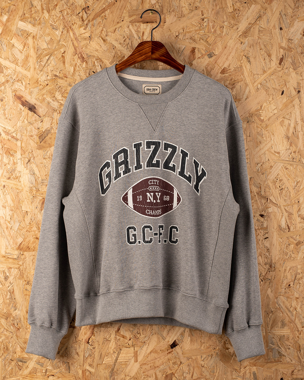 Grizzly F.C Sweatshirt(Grey)GRAN CREW(그랑크루)
