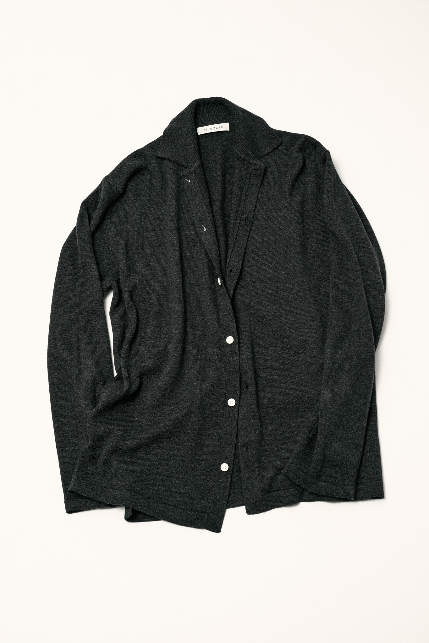Luca knit shirt (charcoal gray)PINOMARE(피노마레)