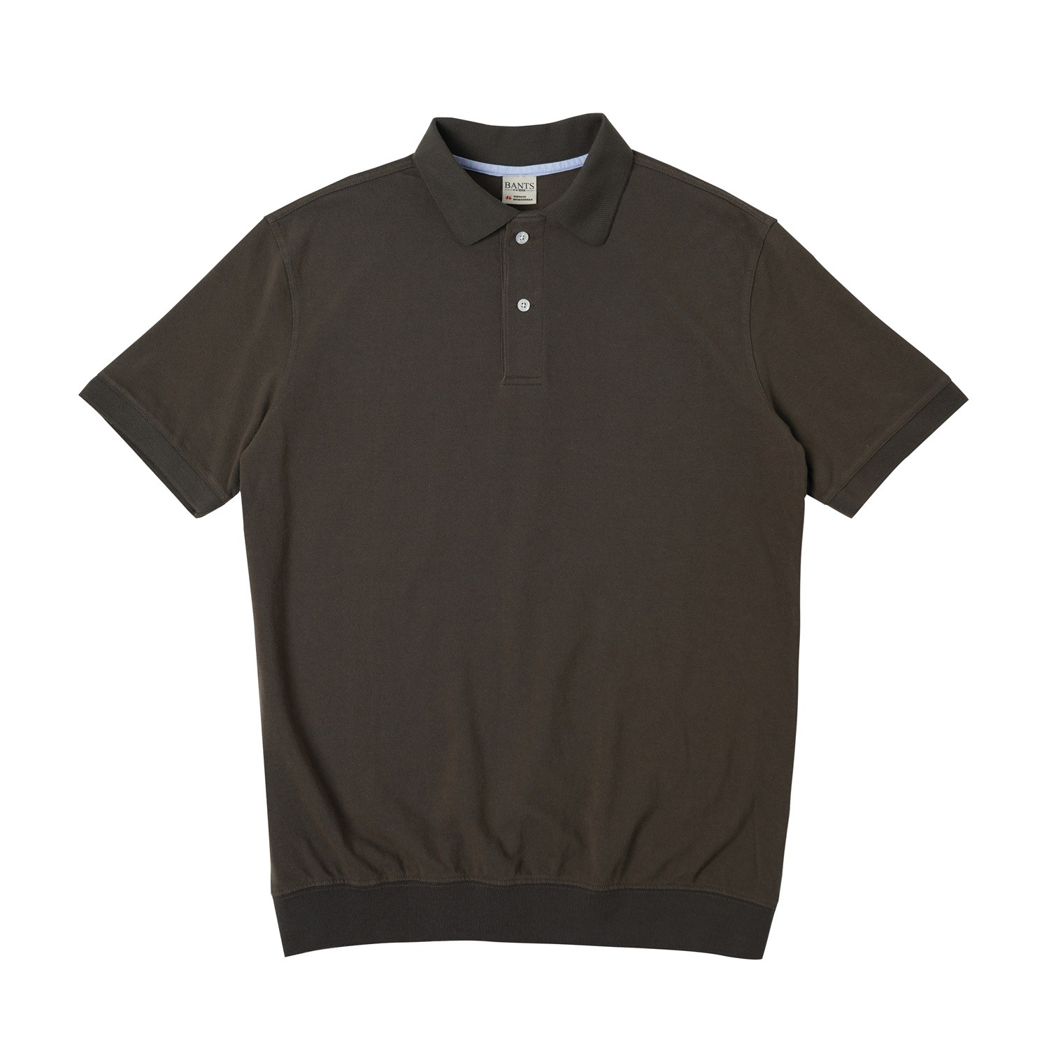 LSB Cotton Pique Polo Shirt Half - OliveBants(반츠)