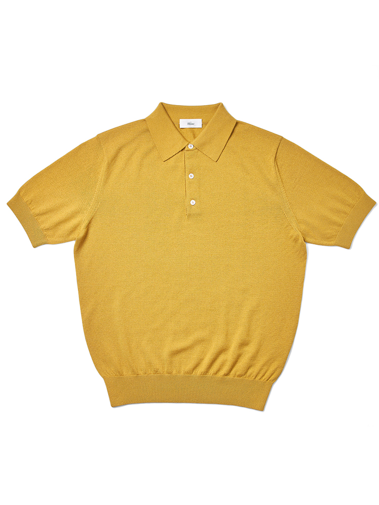 [23s/s] Short Sleeve Basic Polo Knit Yellow-OchreVERNO(베르노)
