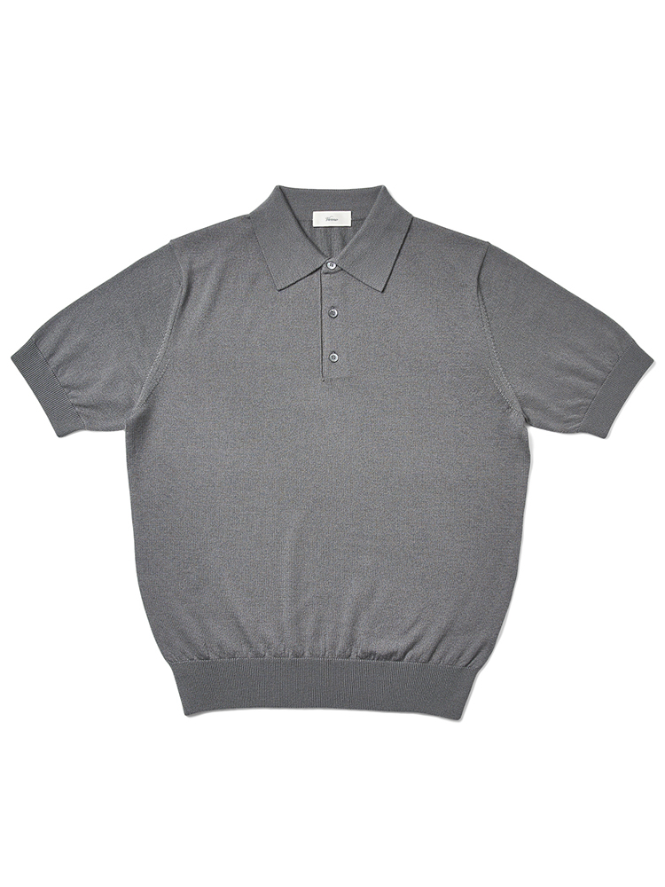 [23s/s] Short Sleeve Basic Polo Knit GrayVERNO(베르노)