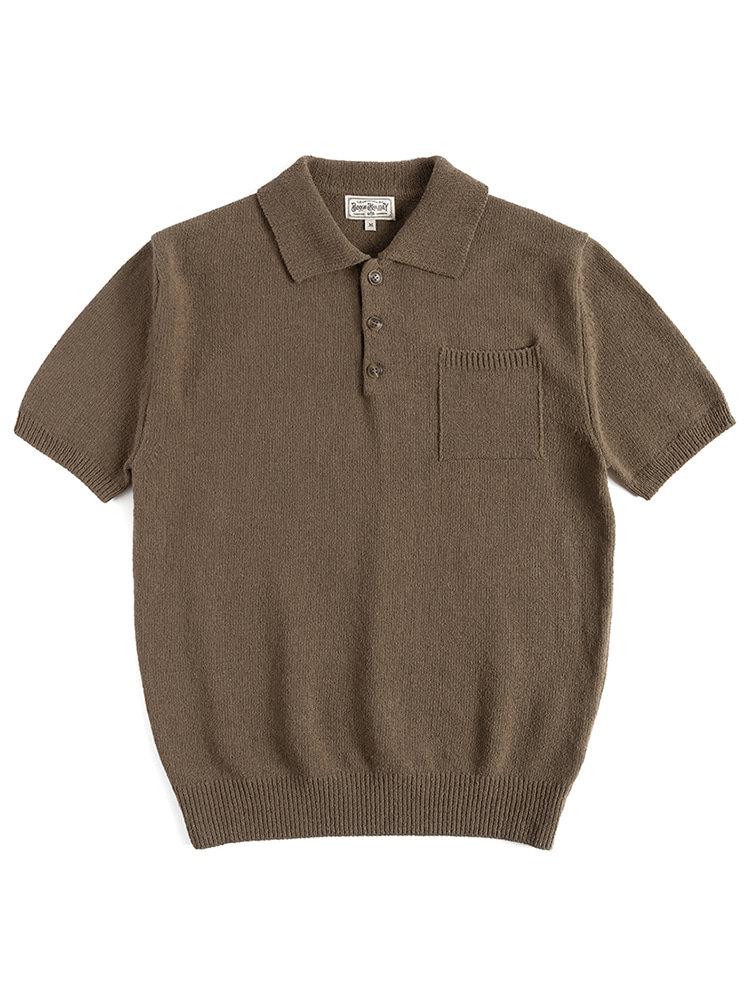 09 BOUCLE POLO SHIRT (OLIVE GREEN)Boogie Holiday(부기홀리데이)