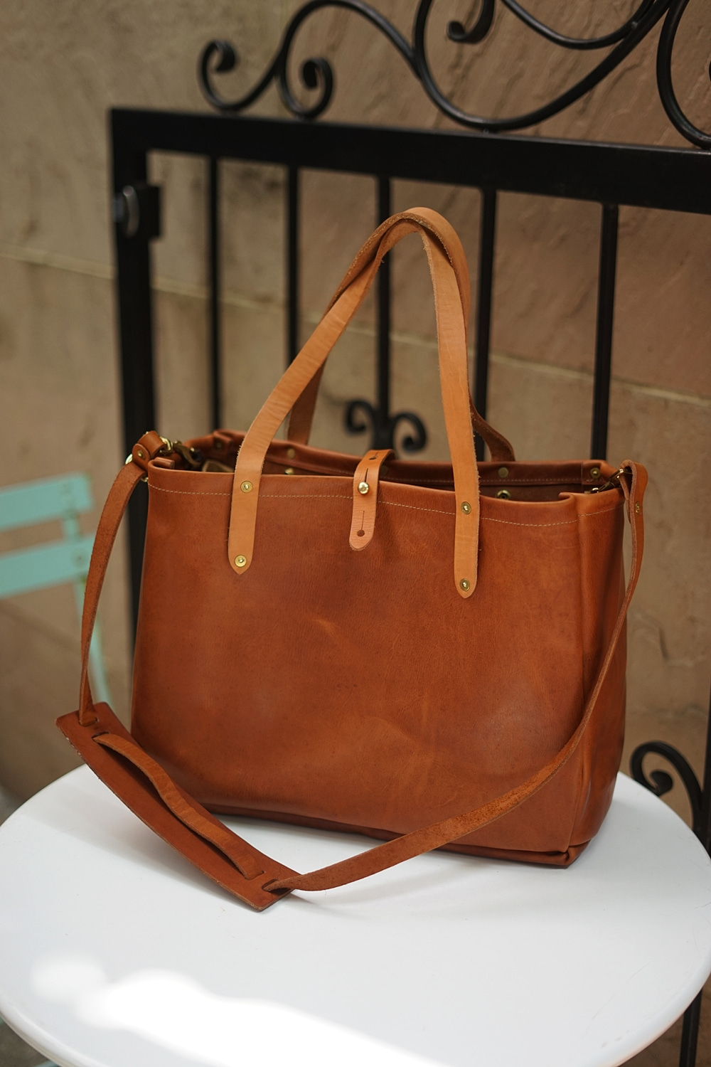 Lemericana Leather Tote Bag (Brown)L&#039;emericana(르메리카나)