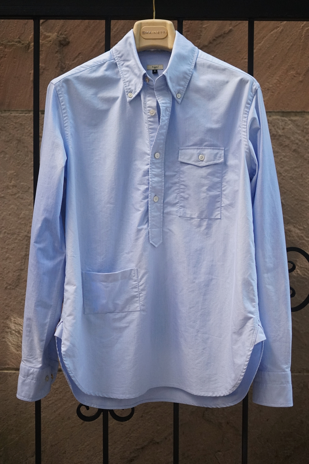 [NEW]Multi Pocket Oxford Shirt (blue)FRANK J(프랭크제이)