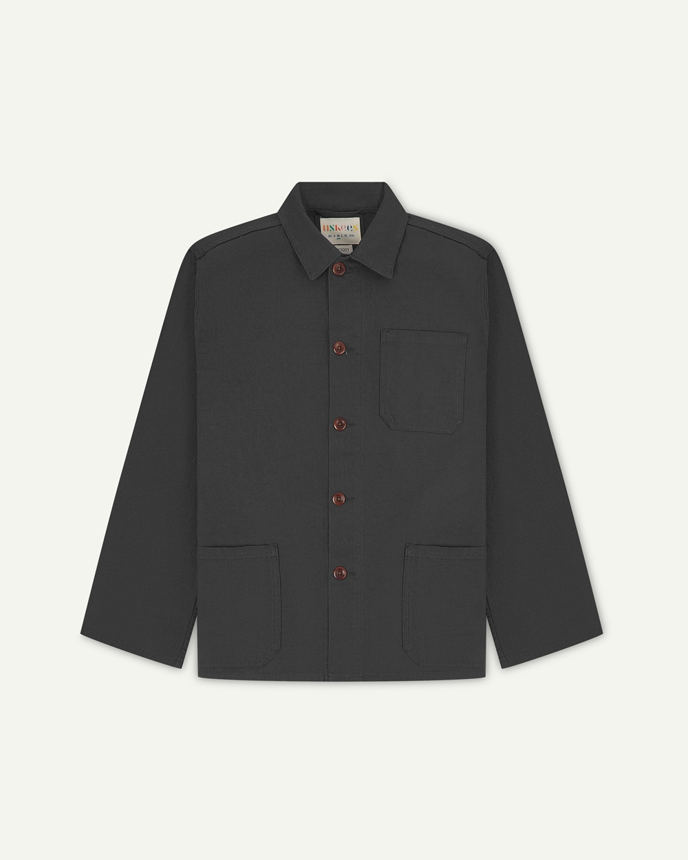#3001 buttoned overshirt (charcoal)USKEES(어스키스)