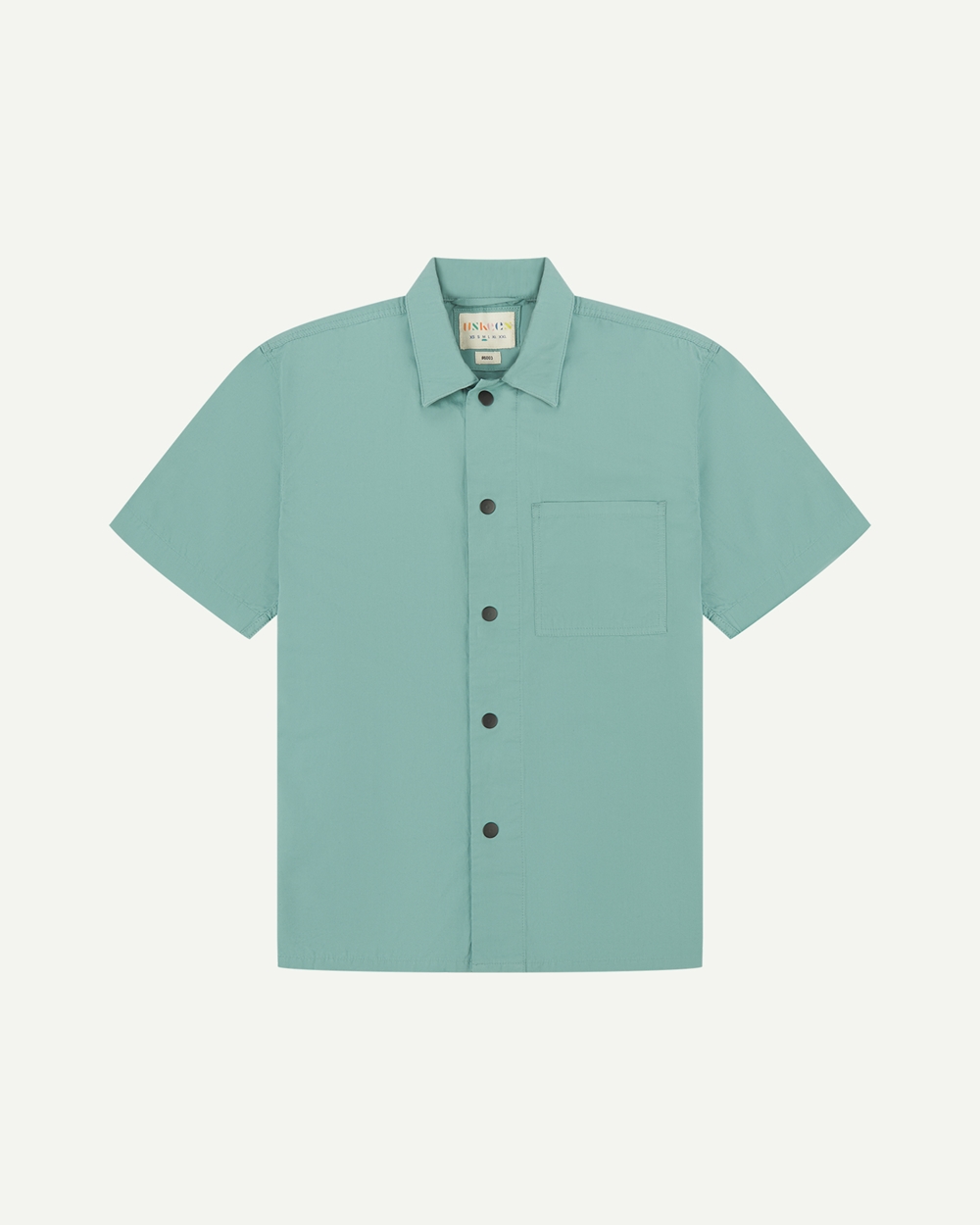 #6003 lightweight short sleeve shirt (eucalyptus)USKEES(어스키스)
